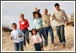 Large Family Portrait at Beach